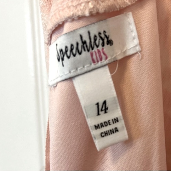 🌺HOST PICK🌺 Speechless Blush Layered Tulle and Lace Dress |Size 14 girls - Picture 11 of 12